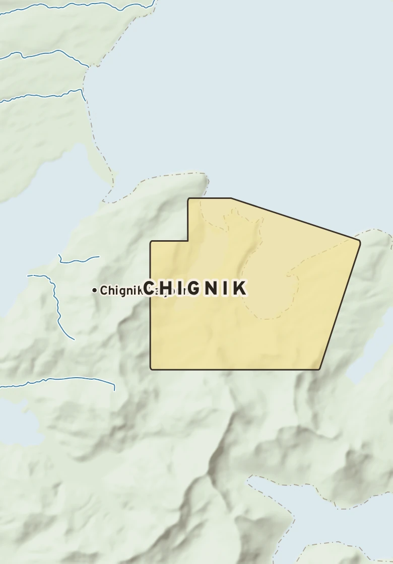 Atlas plate of Chignik, Alaska.