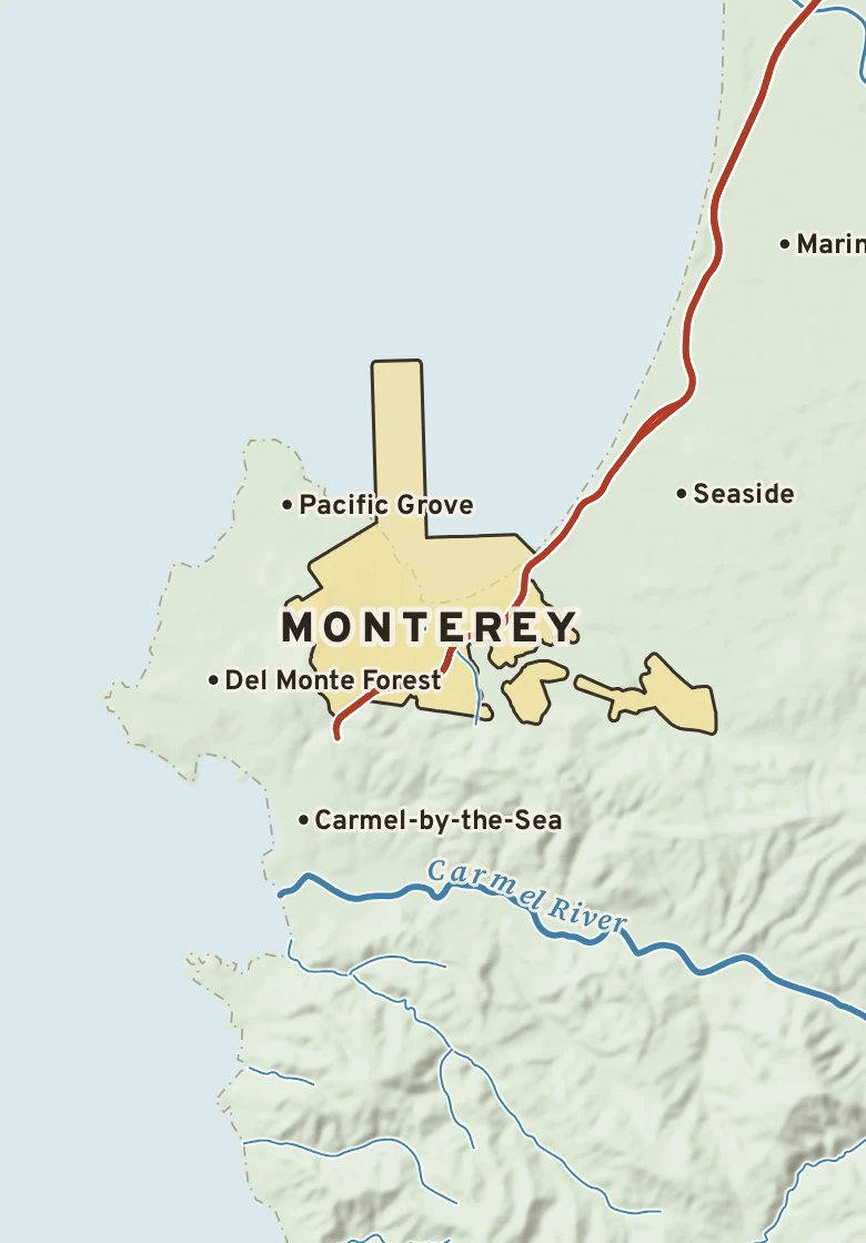 Atlas plate of Monterey, California.