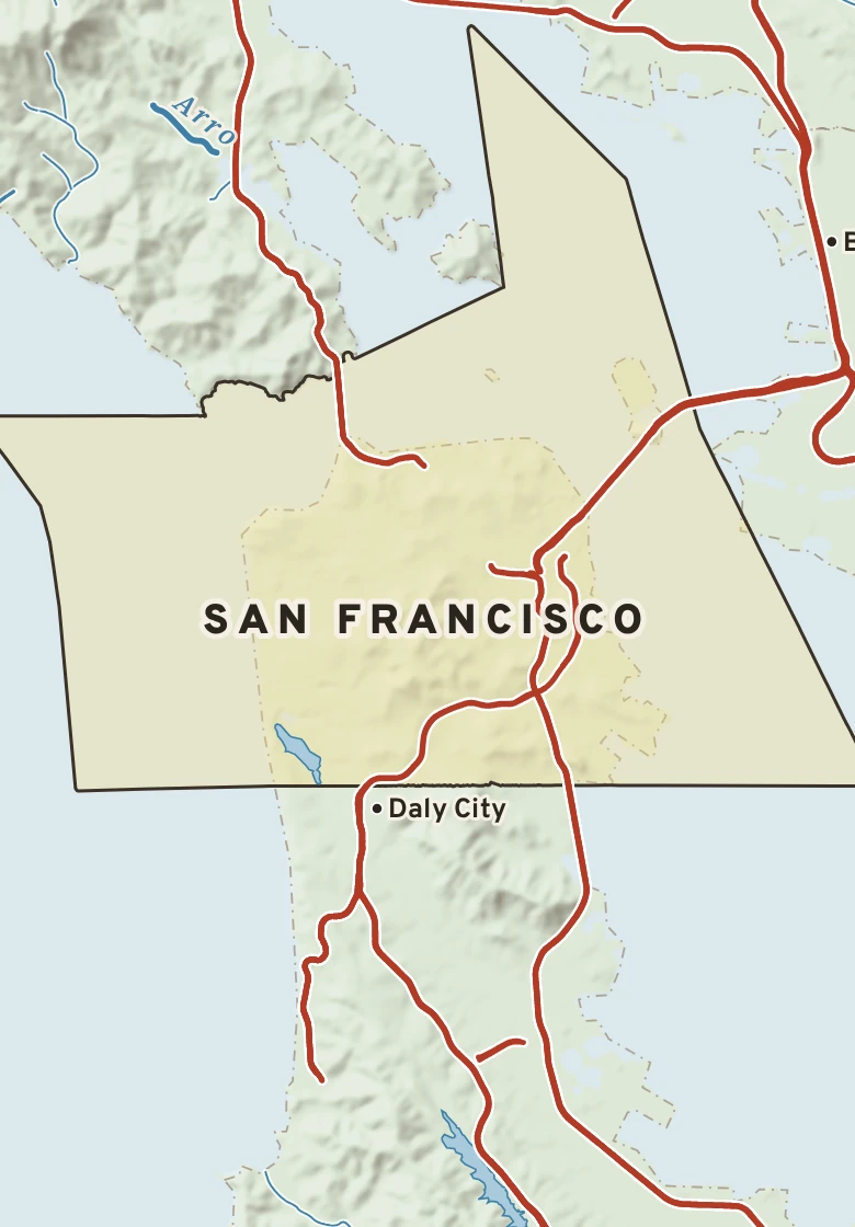 Atlas plate of San Francisco, California.
