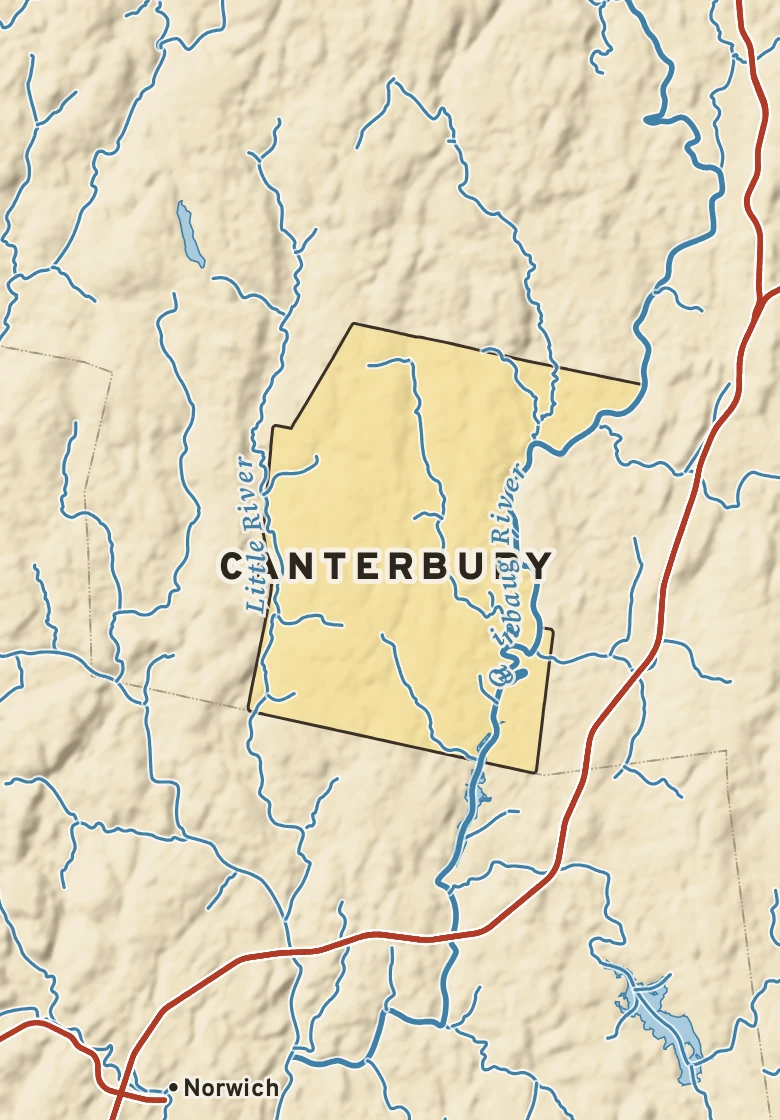 Atlas plate of Canterbury, Connecticut.