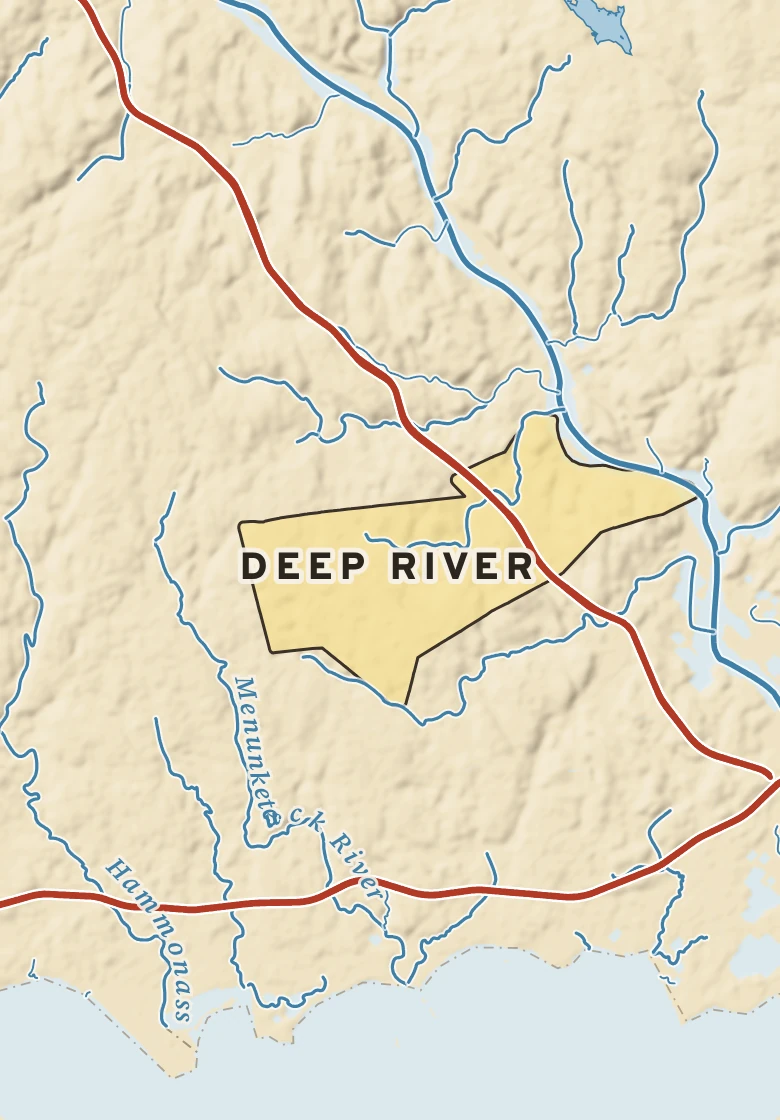Atlas plate of Deep River, Connecticut.