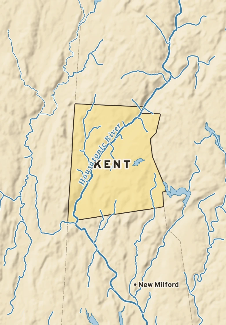 Atlas plate of Kent, Connecticut.