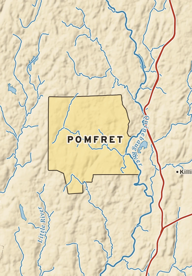 Atlas plate of Pomfret, Connecticut.