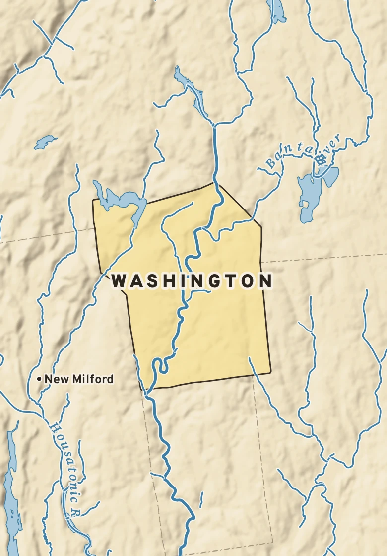 Atlas plate of Washington, Connecticut.