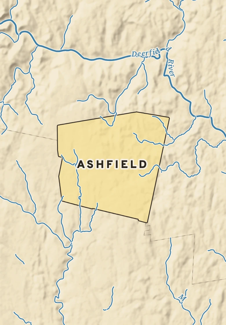 Atlas plate of Ashfield, Massachusetts.