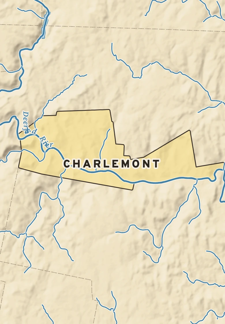 Atlas plate of Charlemont, Massachusetts.