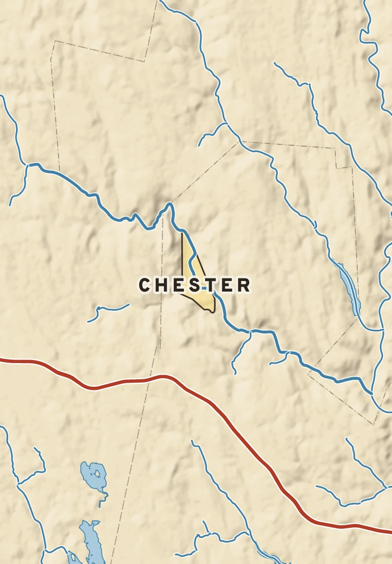 Atlas plate of Chester, Massachusetts.