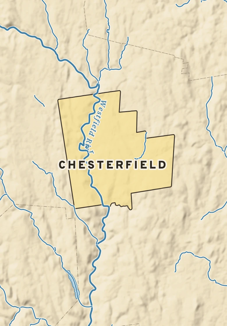 Atlas plate of Chesterfield, Massachusetts.