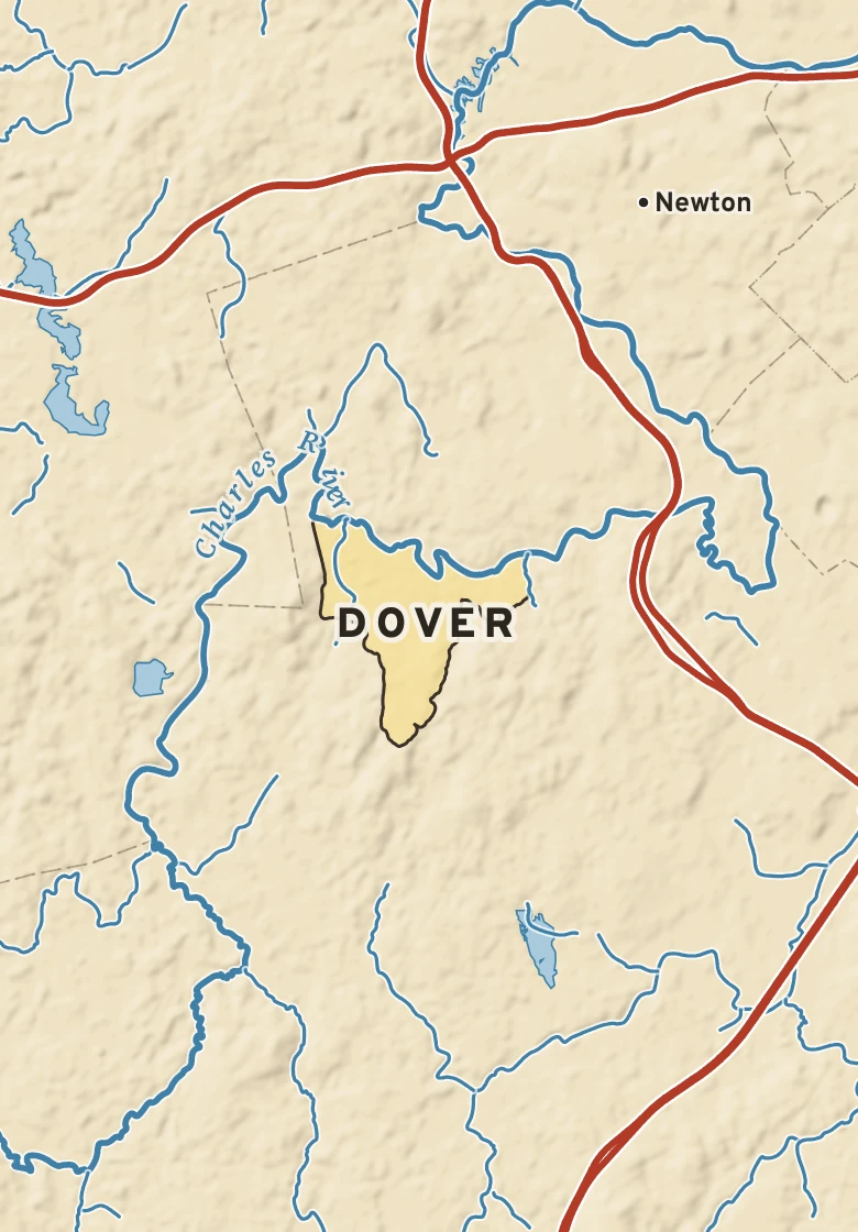 Atlas plate of Dover, Massachusetts.