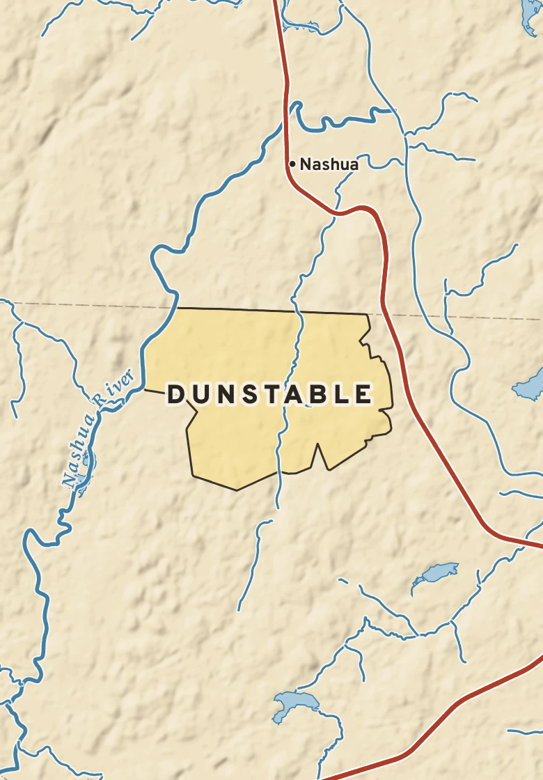 Atlas plate of Dunstable, Massachusetts.