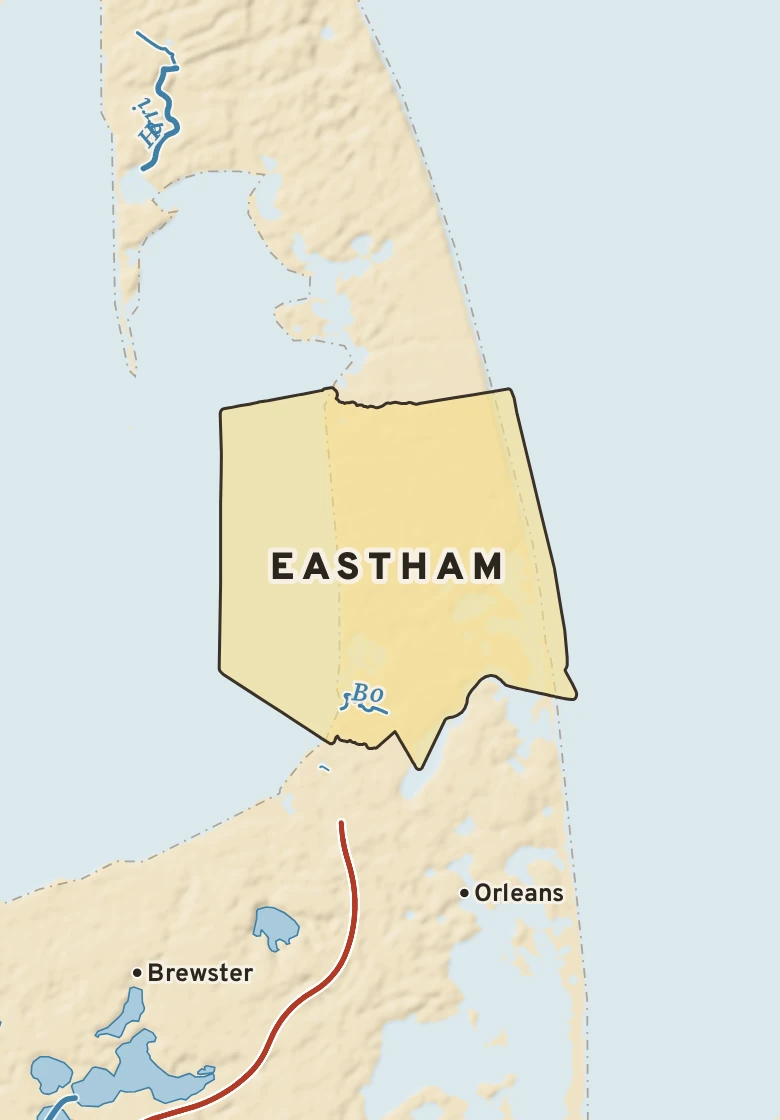 Atlas plate of Eastham, Massachusetts.