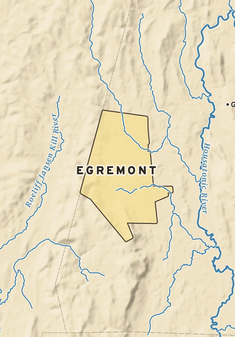 Atlas plate of Egremont, Massachusetts.