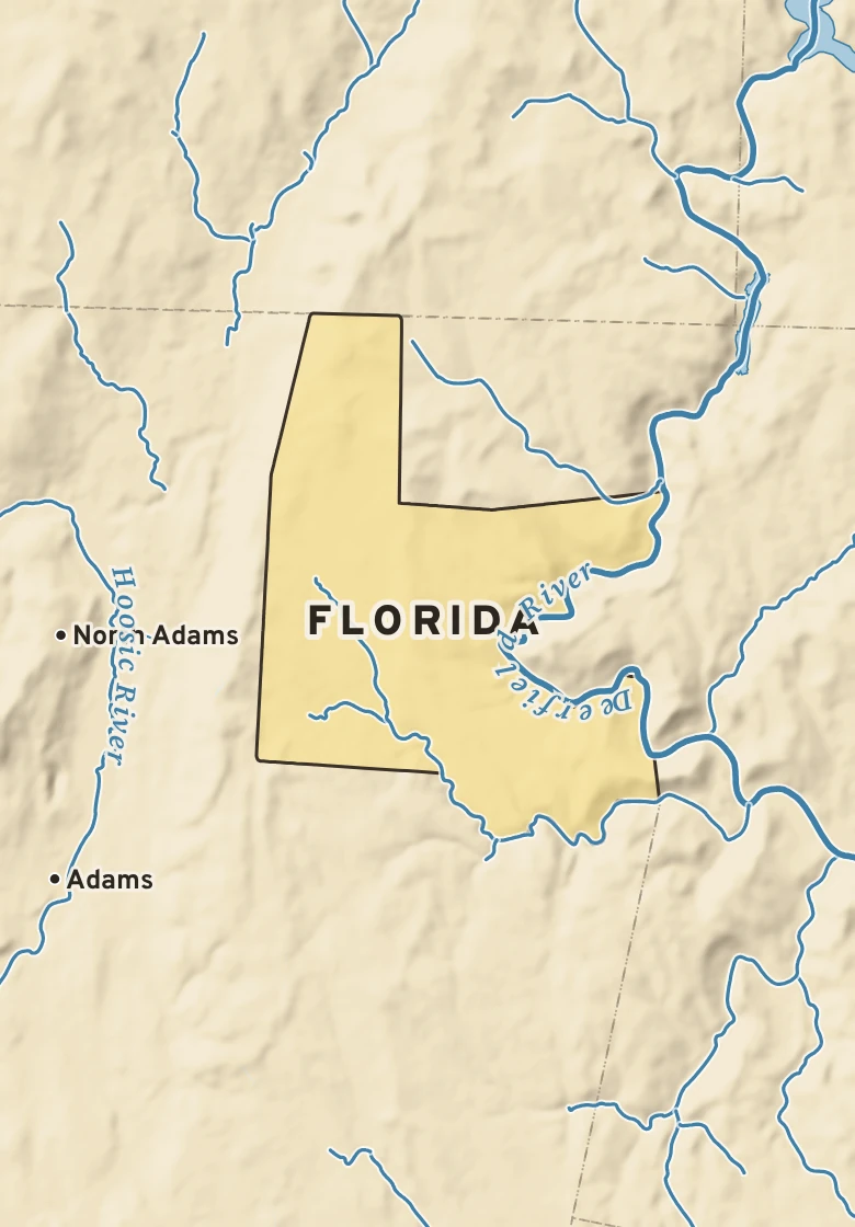 Atlas plate of Florida, Massachusetts.