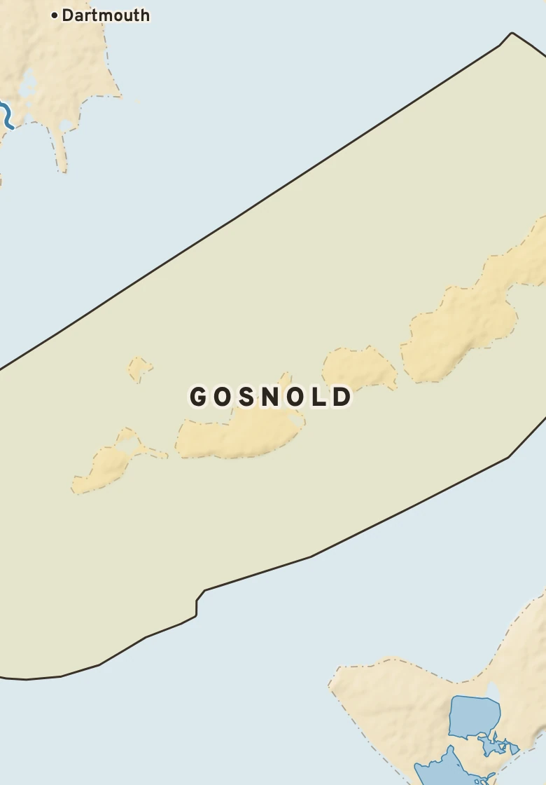 Atlas plate of Gosnold, Massachusetts.