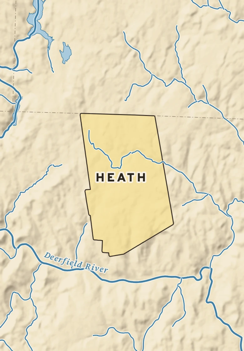 Atlas plate of Heath, Massachusetts.