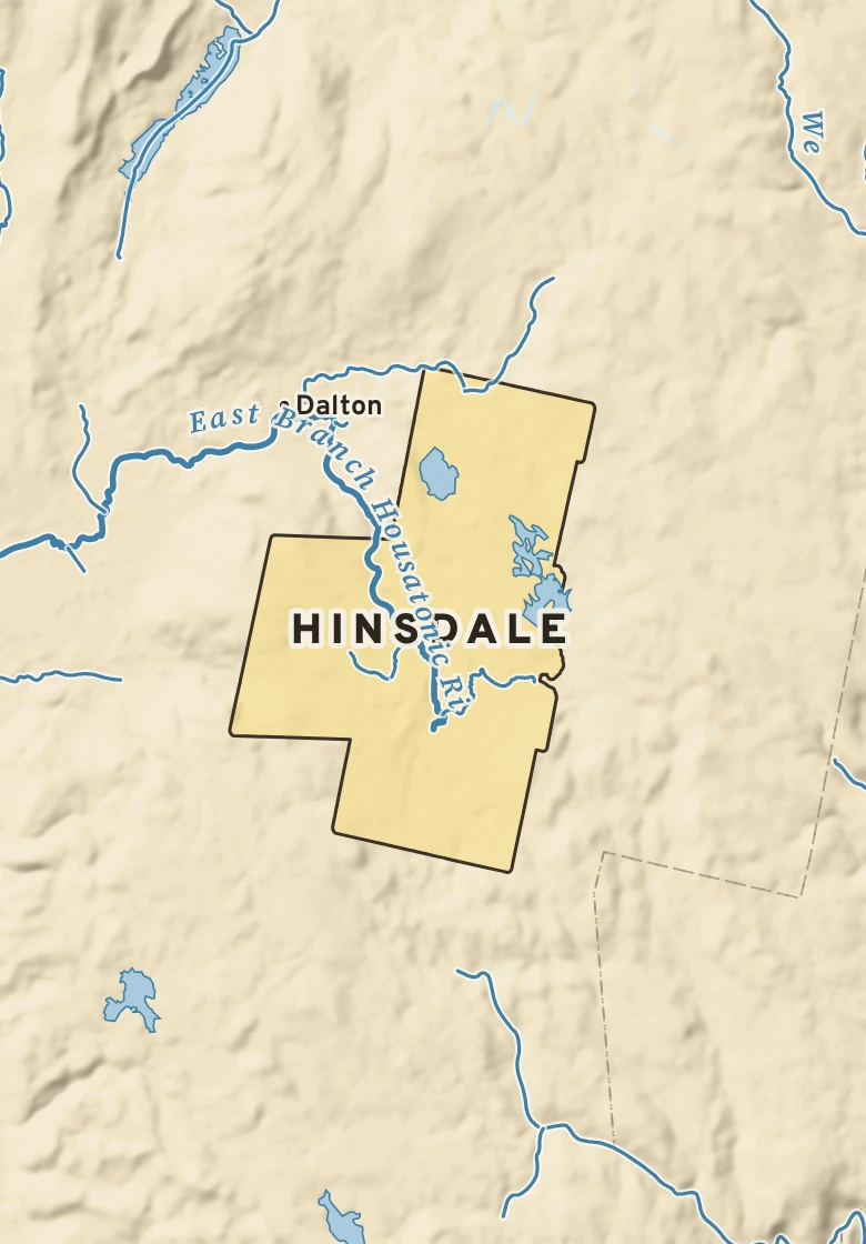Atlas plate of Hinsdale, Massachusetts.