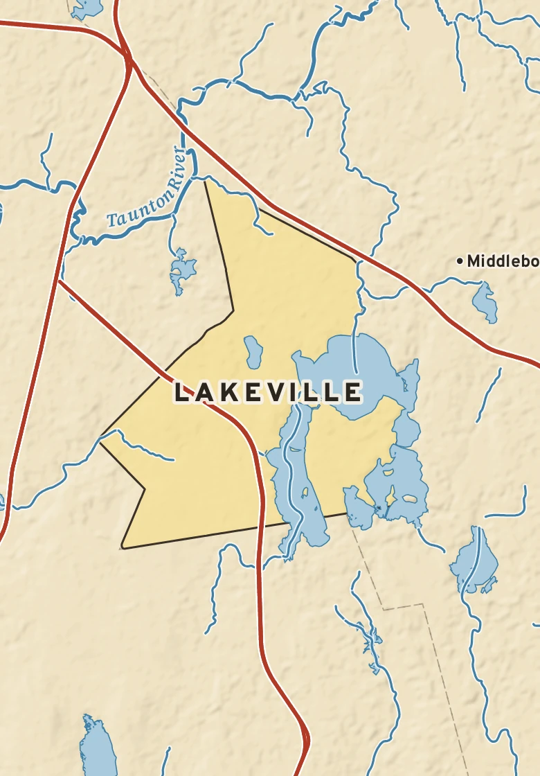 Atlas plate of Lakeville, Massachusetts.
