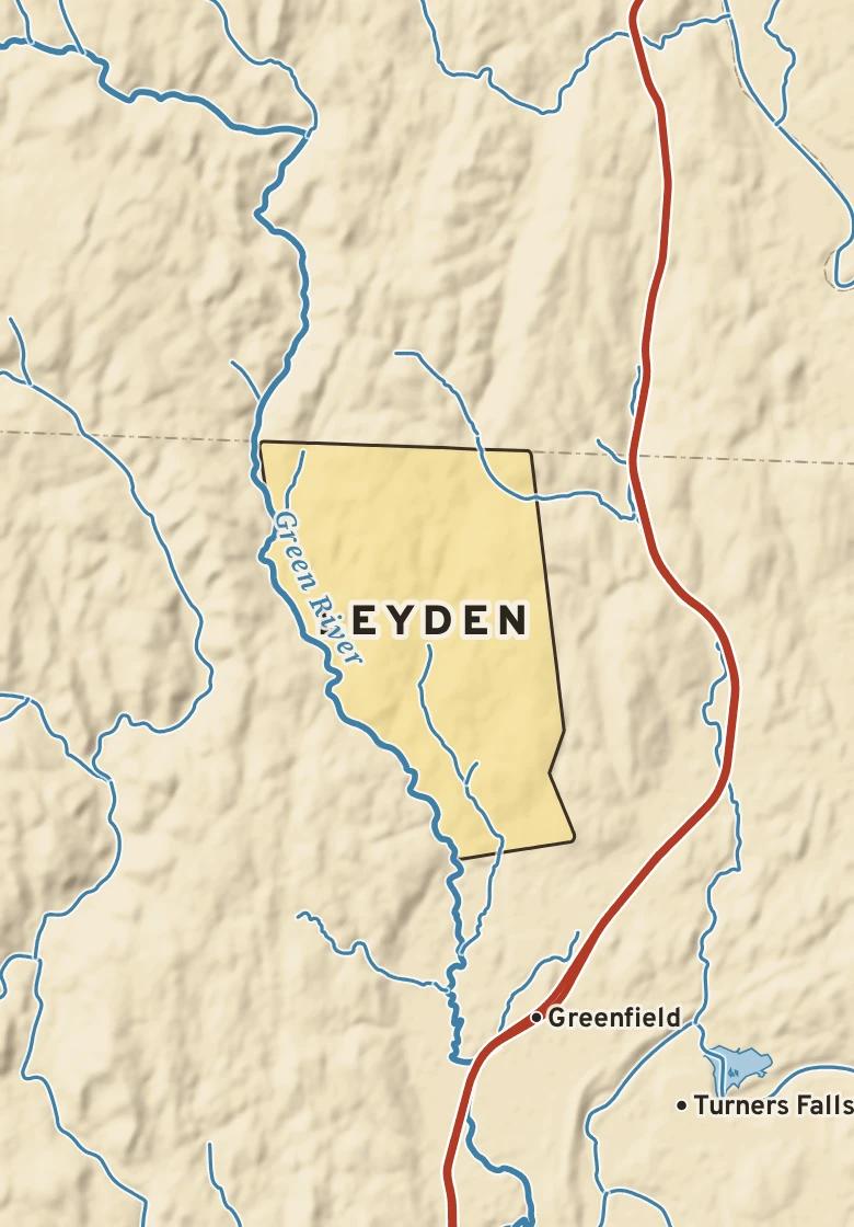 Atlas plate of Leyden, Massachusetts.