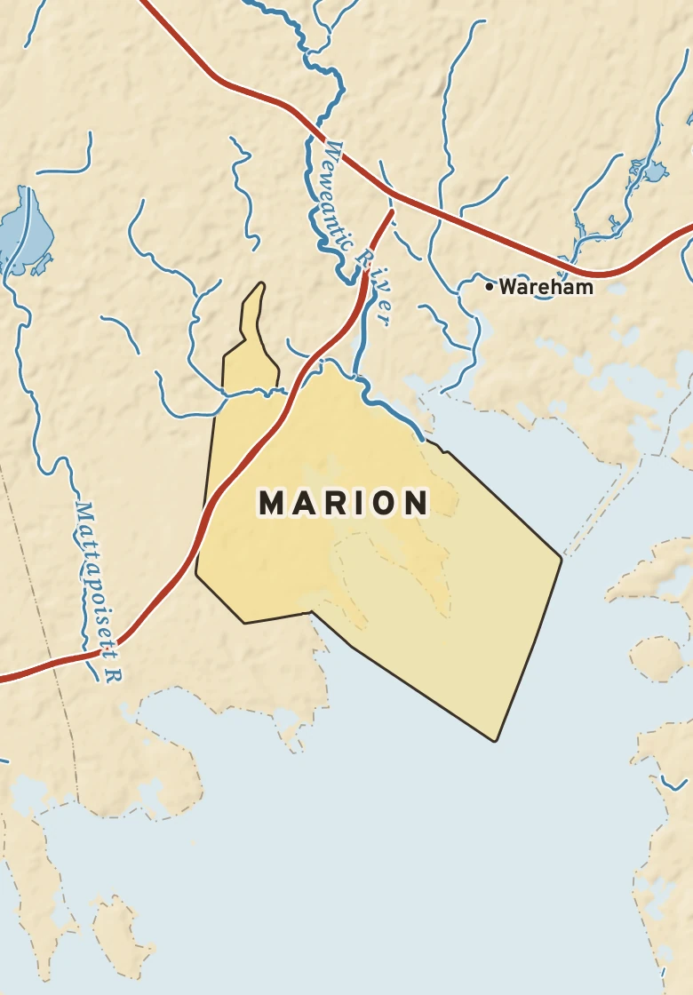 Atlas plate of Marion, Massachusetts.