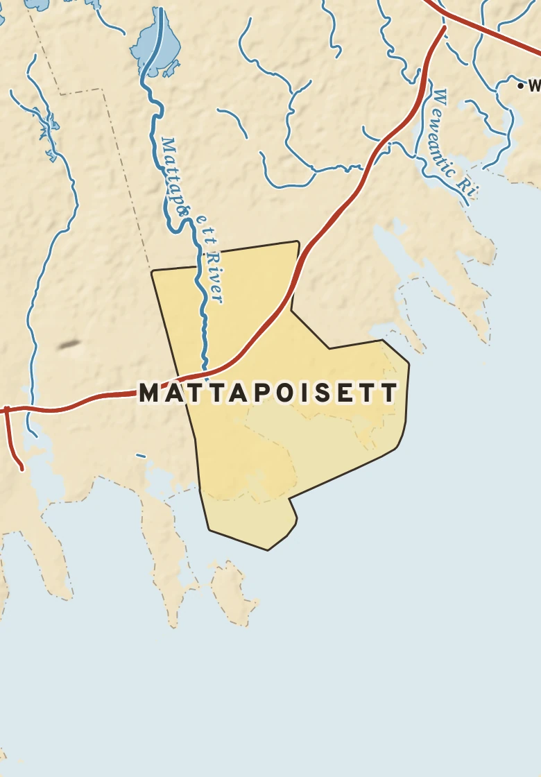 Atlas plate of Mattapoisett, Massachusetts.