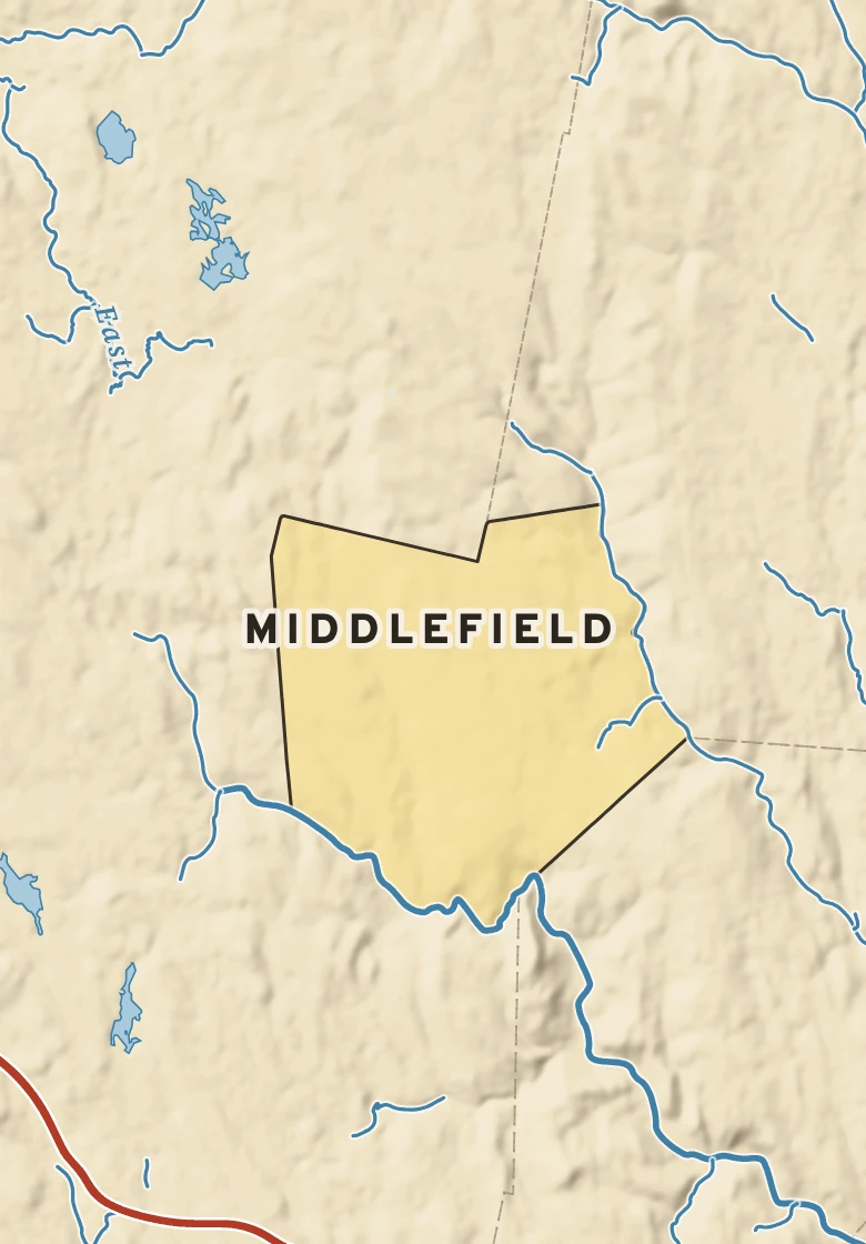 Atlas plate of Middlefield, Massachusetts.