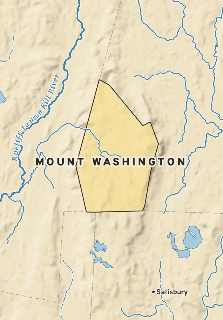 Atlas plate of Mount Washington, Massachusetts.