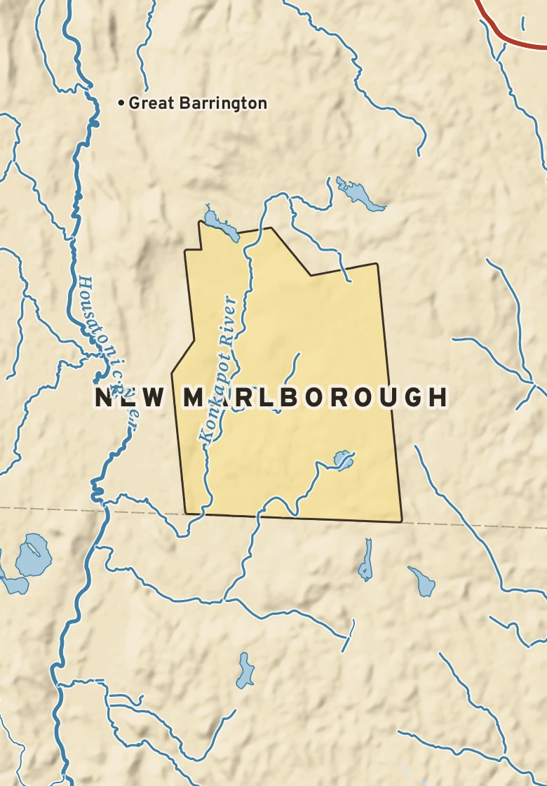 Atlas plate of New Marlborough, Massachusetts.