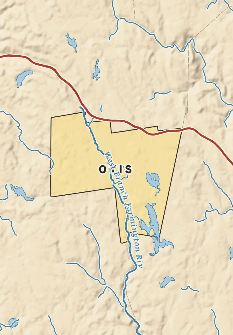 Atlas plate of Otis, Massachusetts.