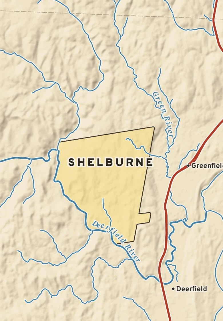 Atlas plate of Shelburne, Massachusetts.