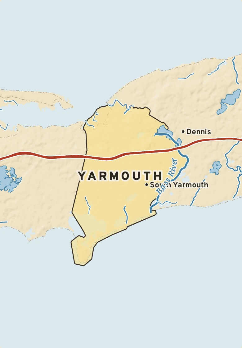 Atlas plate of Yarmouth, Massachusetts.