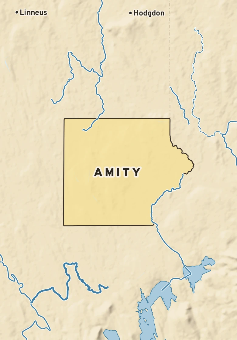 Atlas plate of Amity, Maine.