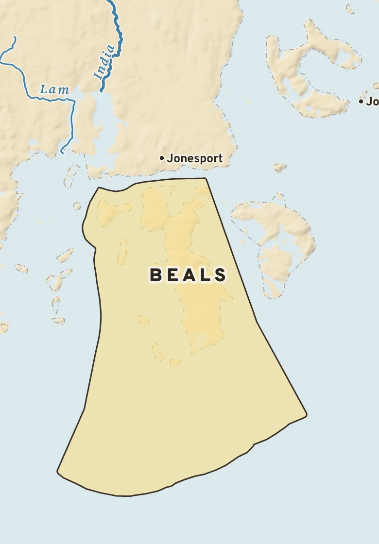 Atlas plate of Beals, Maine.