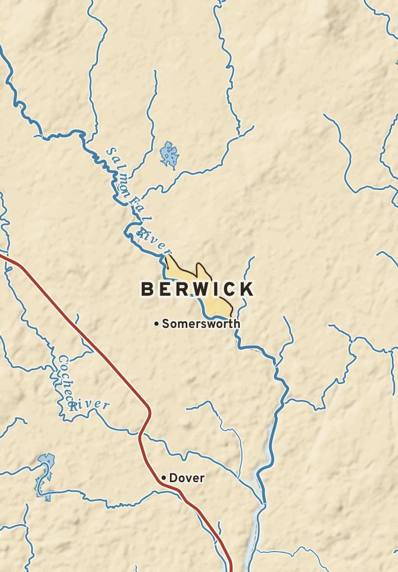 Atlas plate of Berwick, Maine.