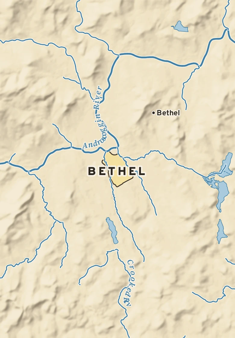 Atlas plate of Bethel, Maine.