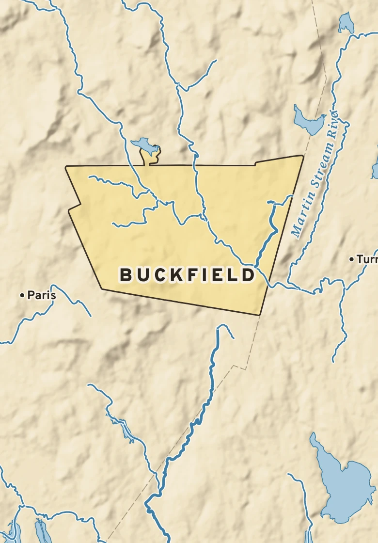 Atlas plate of Buckfield, Maine.