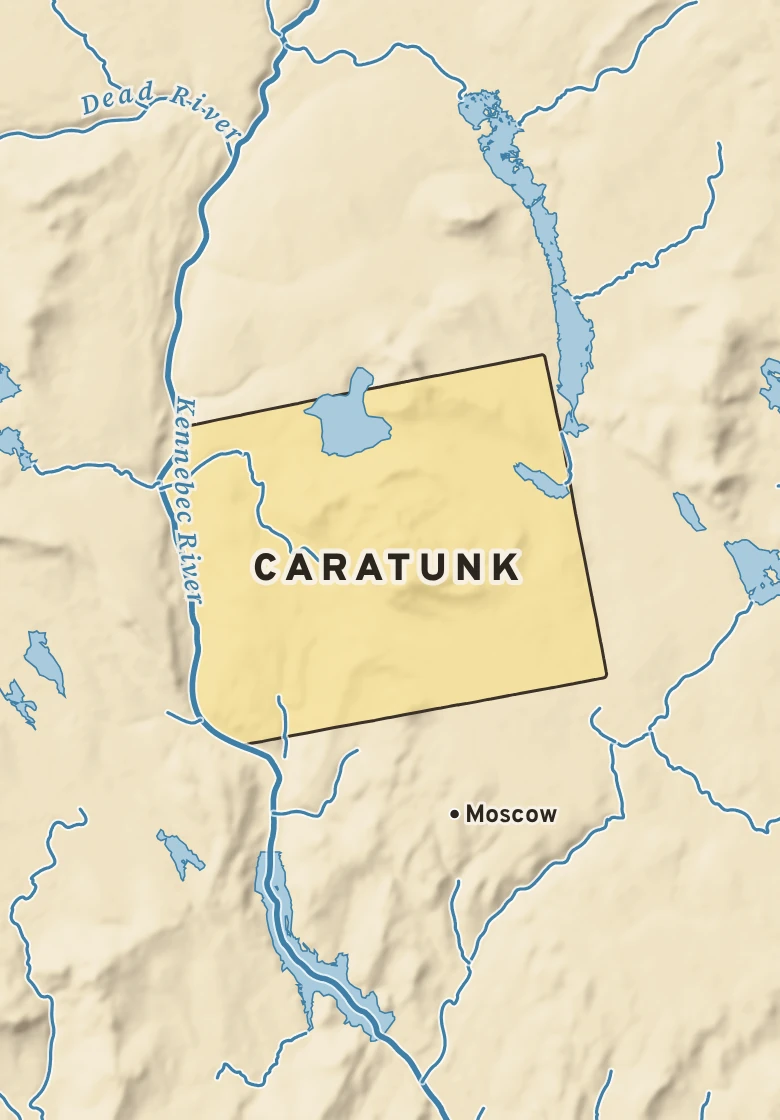 Atlas plate of Caratunk, Maine.