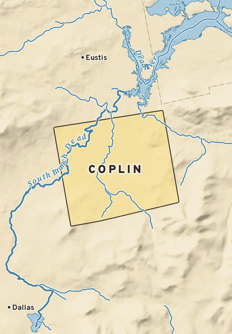 Atlas plate of Coplin, Maine.
