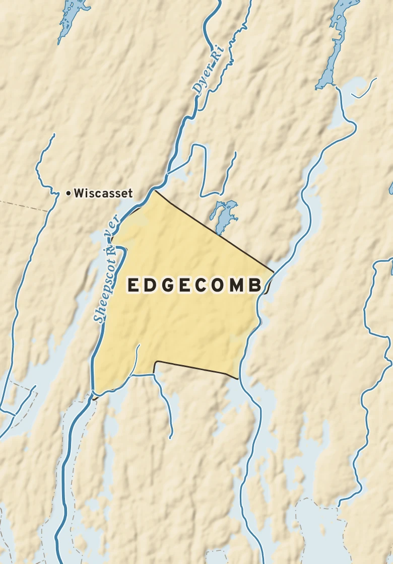 Atlas plate of Edgecomb, Maine.