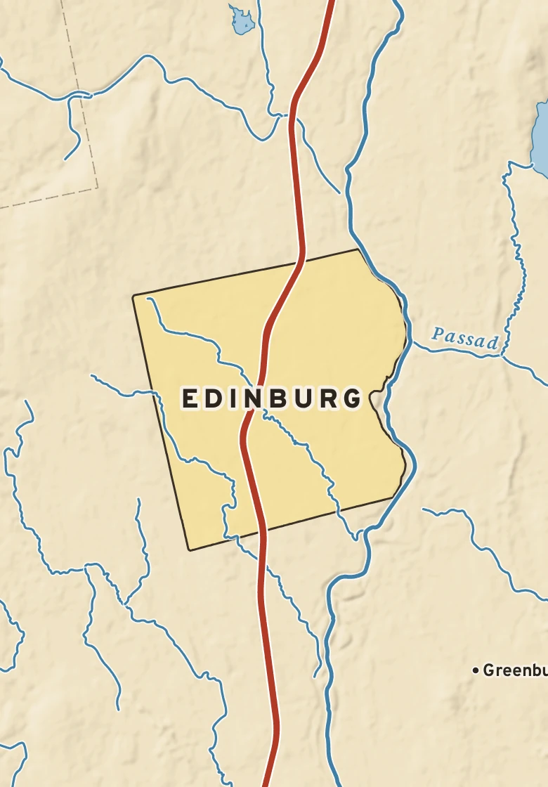 Atlas plate of Edinburg, Maine.