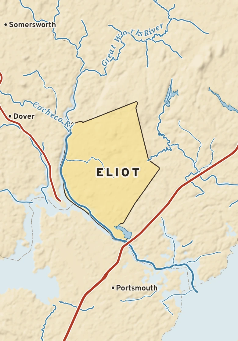 Atlas plate of Eliot, Maine.