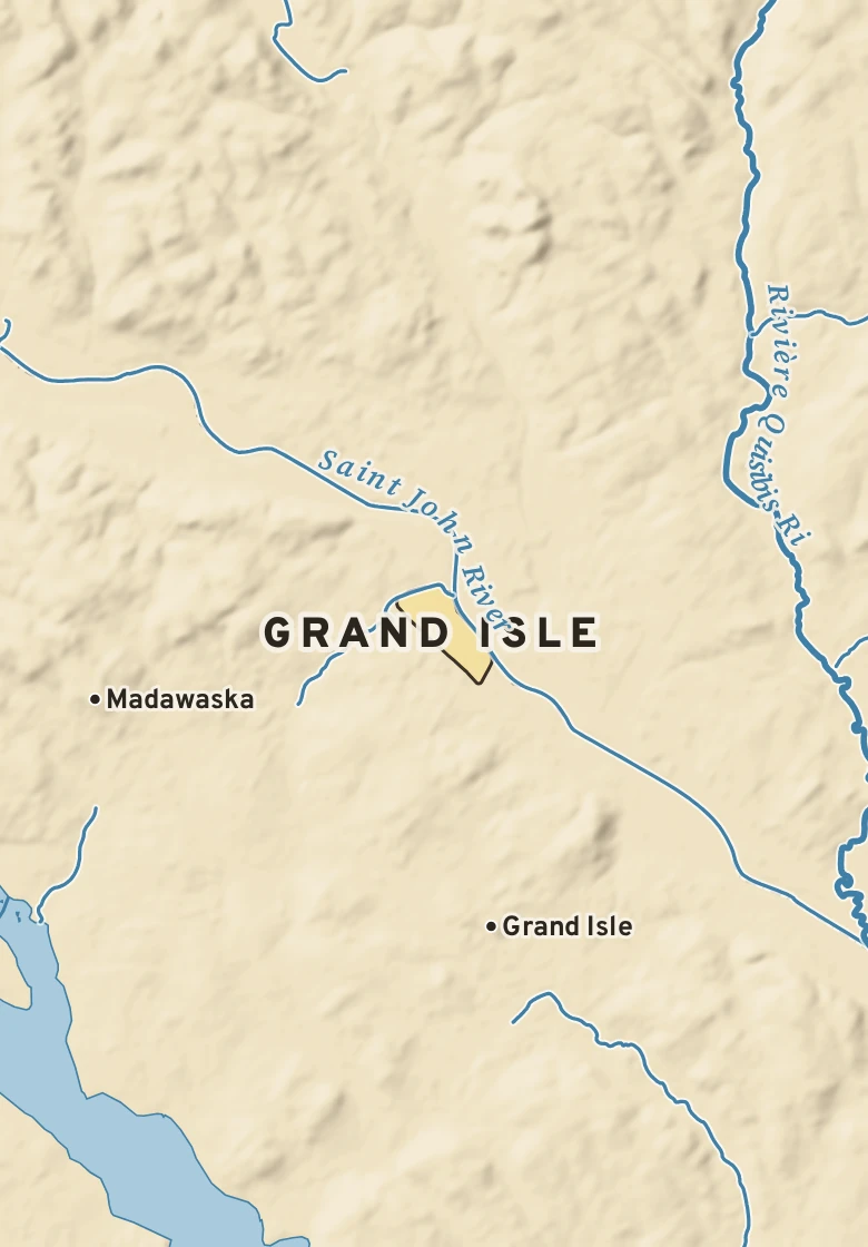 Atlas plate of Grand Isle, Maine.