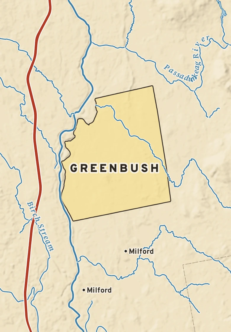 Atlas plate of Greenbush, Maine.