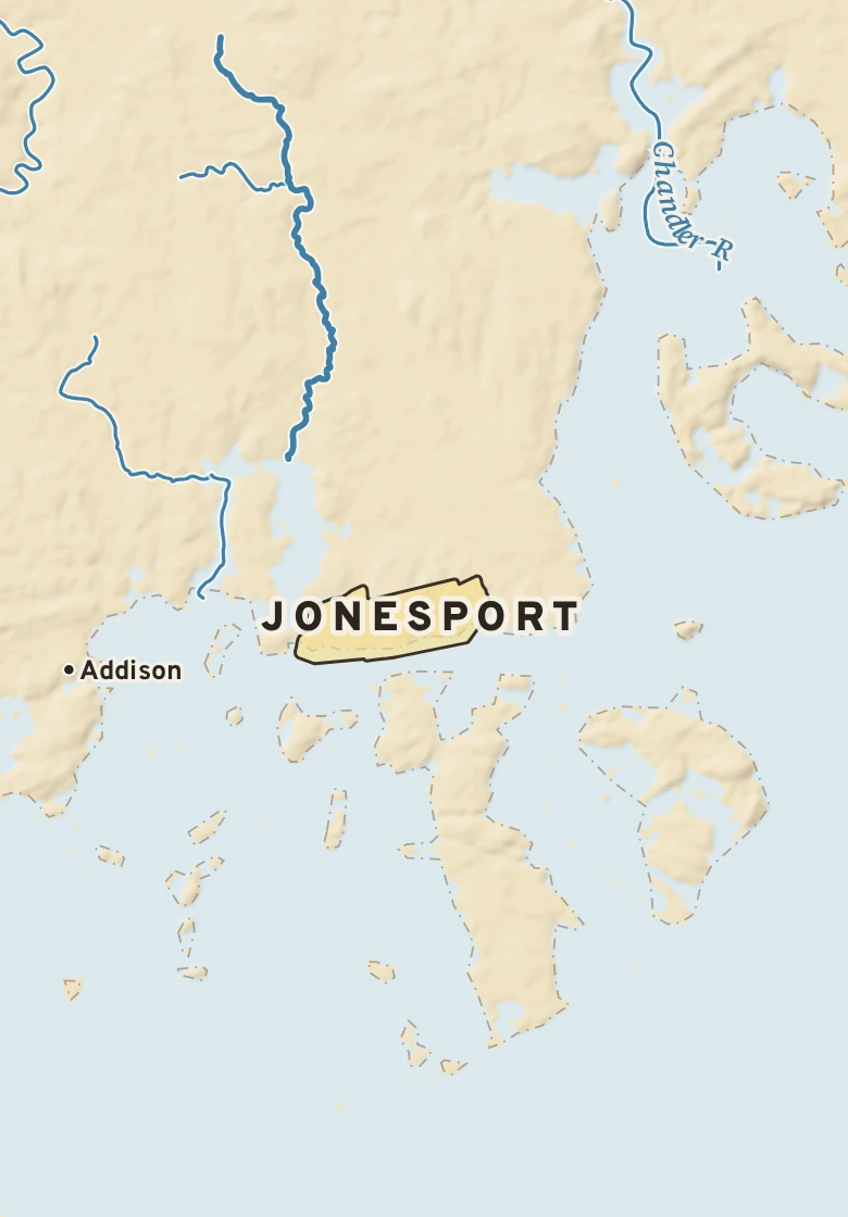 Atlas plate of Jonesport, Maine.