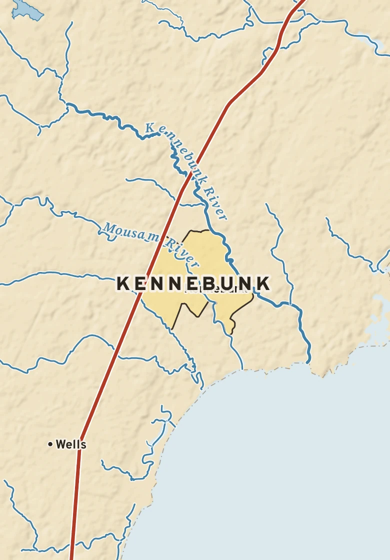 Atlas plate of Kennebunk, Maine.