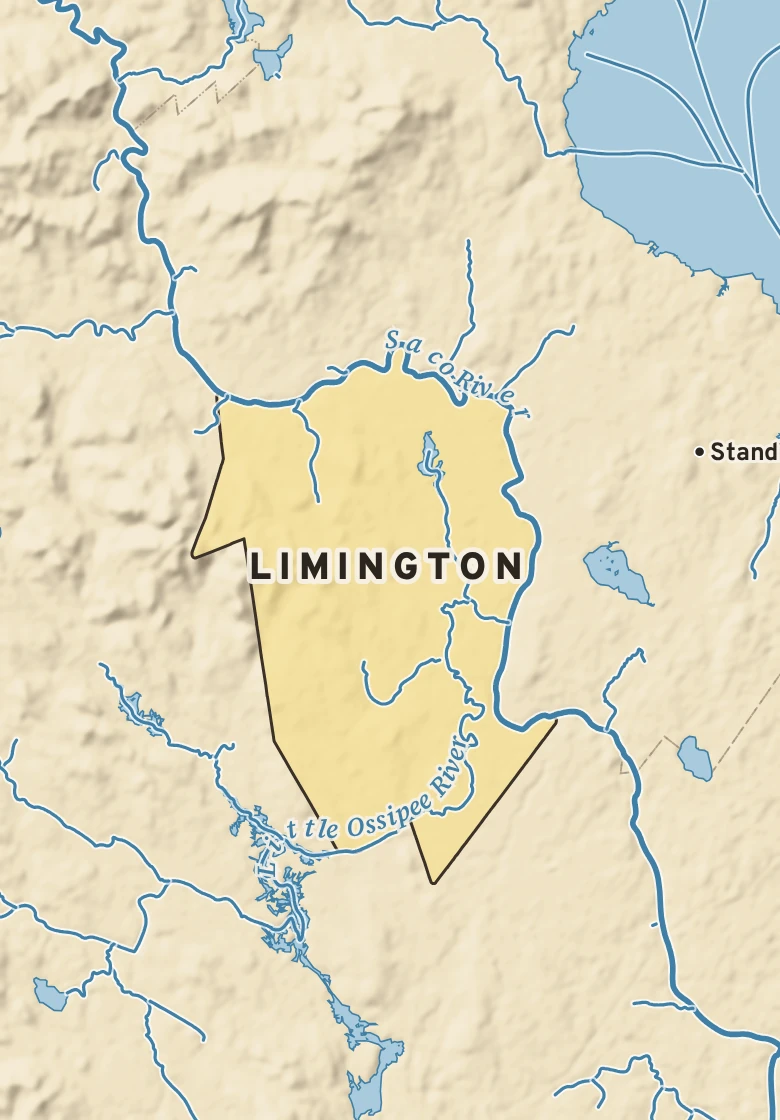 Atlas plate of Limington, Maine.