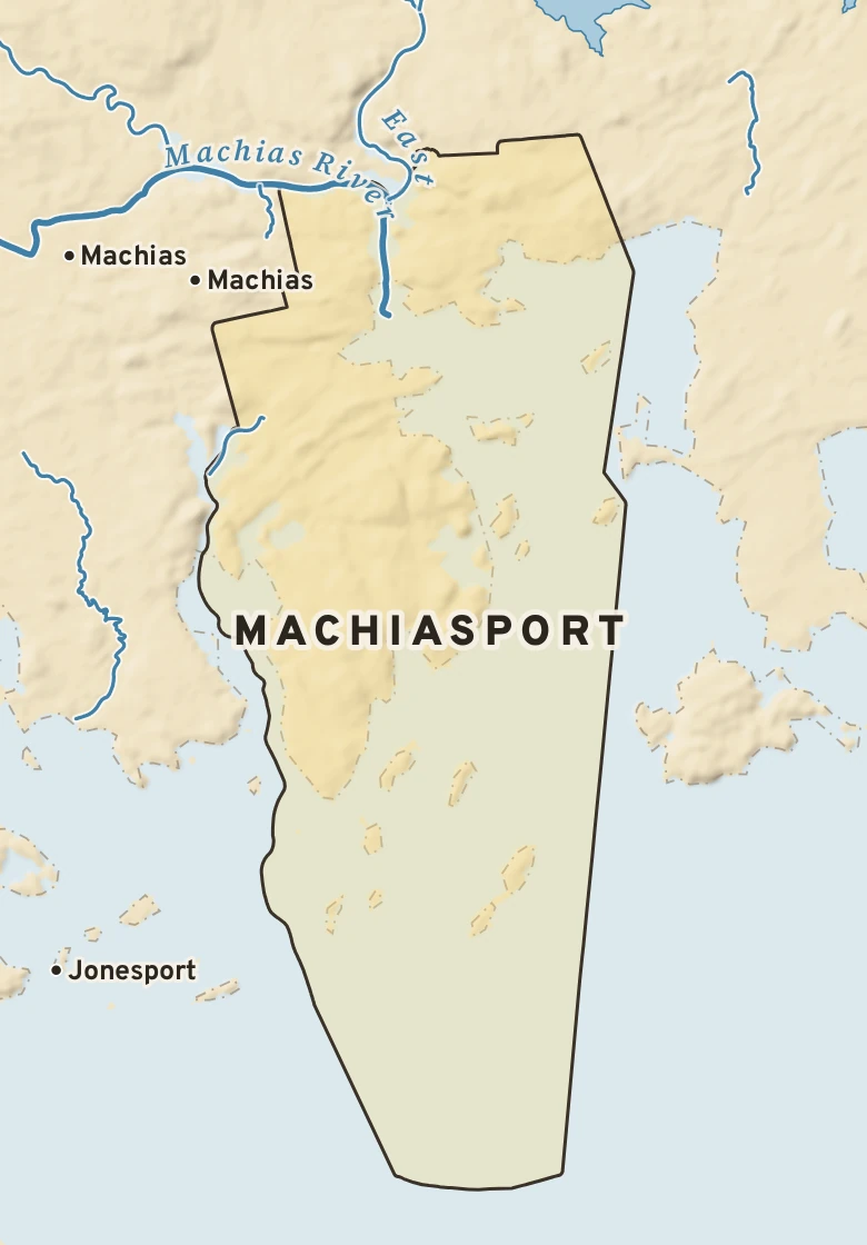 Atlas plate of Machiasport, Maine.