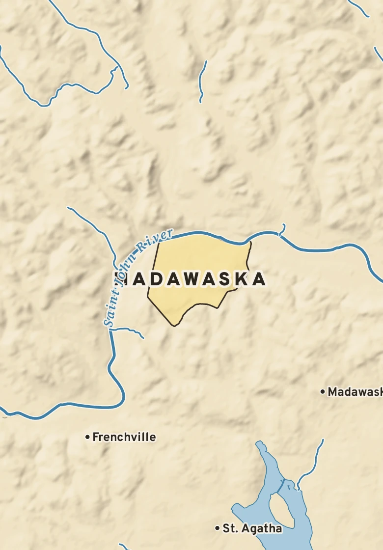 Atlas plate of Madawaska, Maine.