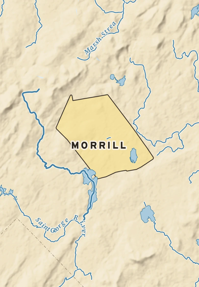 Atlas plate of Morrill, Maine.