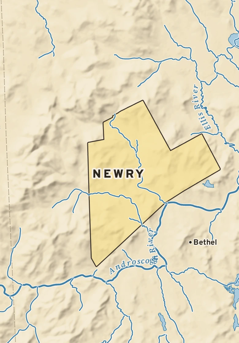 Atlas plate of Newry, Maine.