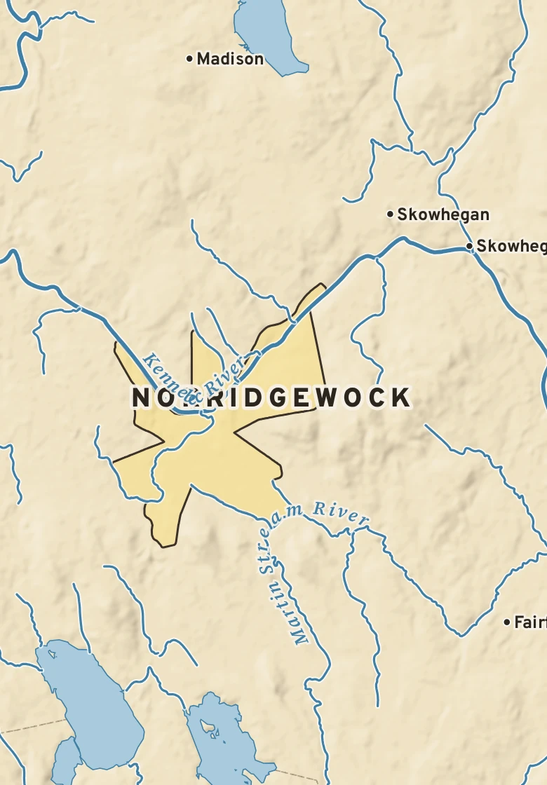 Atlas plate of Norridgewock, Maine.